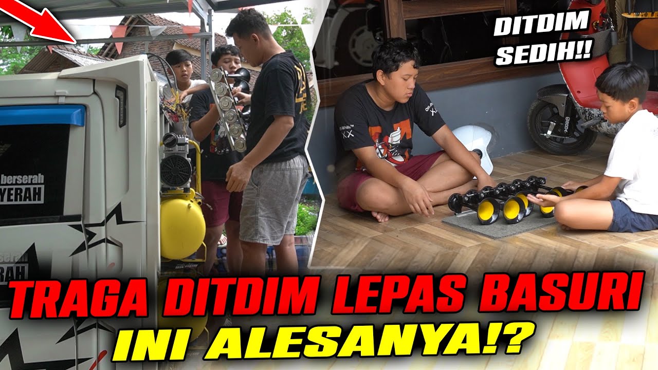 TRAGA DITDIM LEPAS CORONG BASURI!! SEDIH ATAU SENENG??