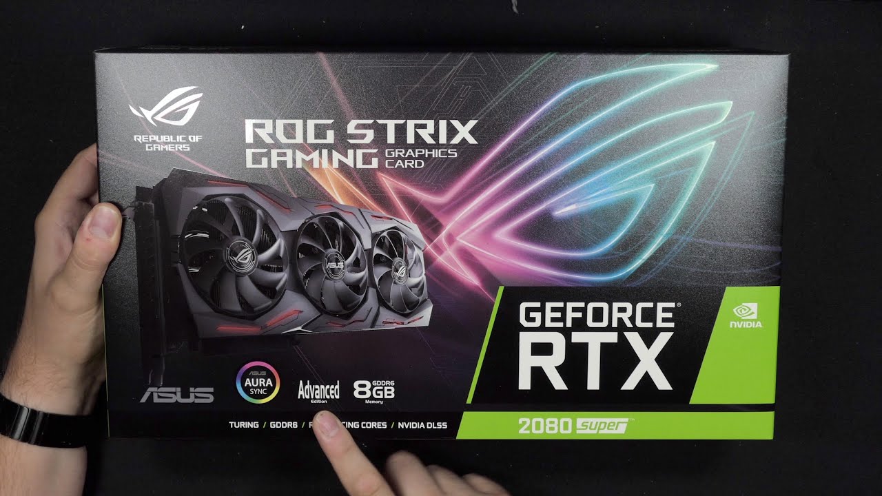 Asus Strix ROG Advanced 2080 Super in 2020 - Unboxing & Testing