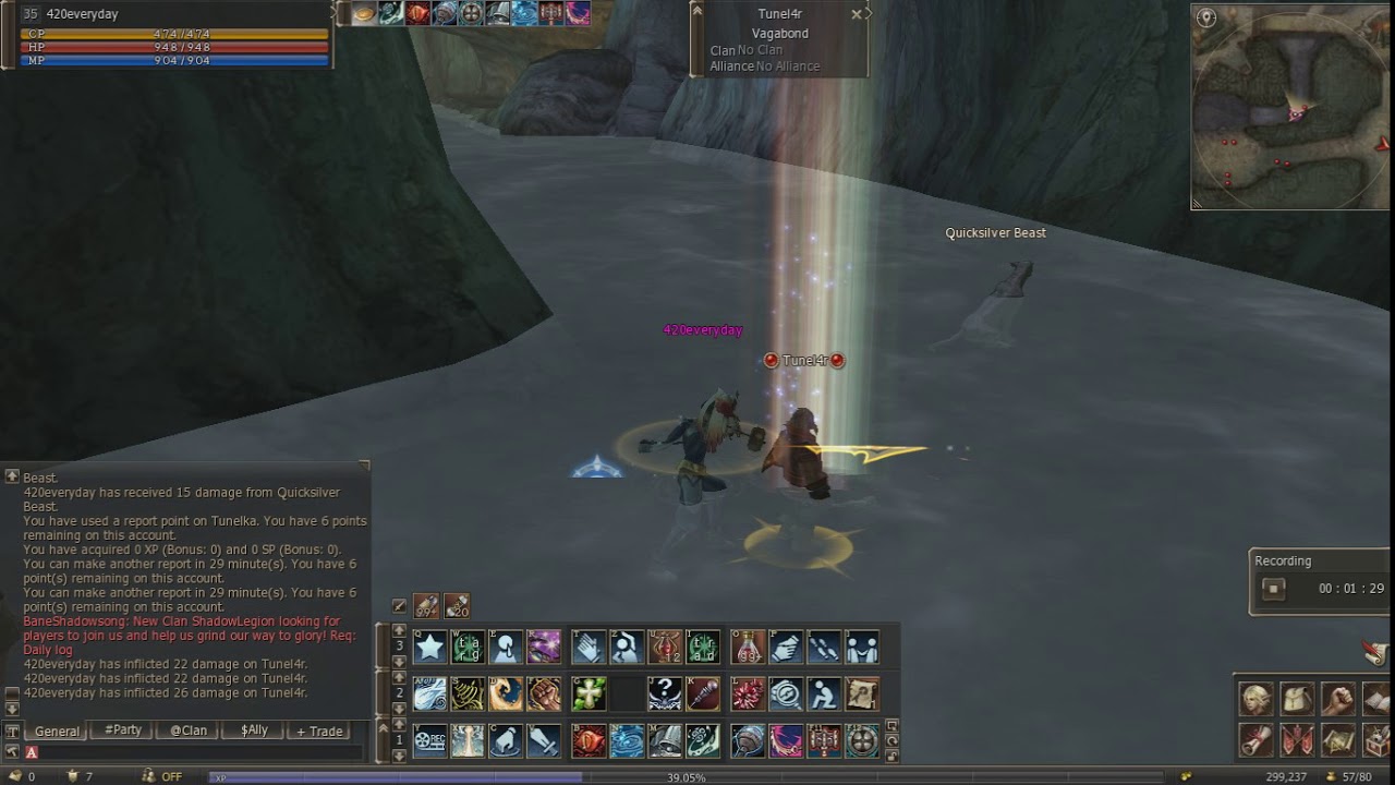 L2 Classic Giran, dealing with bots #1