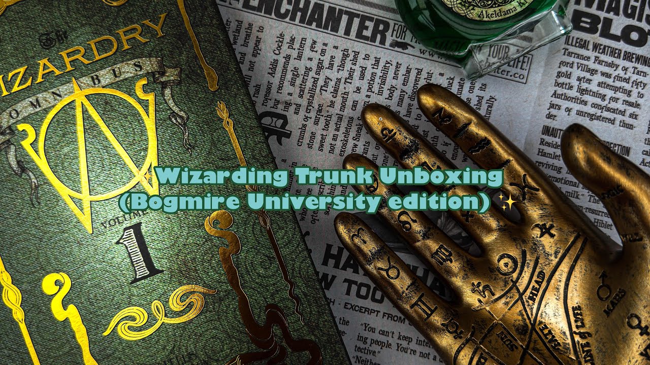 Welcome to Bogmire University ✨ | Magical ASMR Wizarding Trunk Unboxing