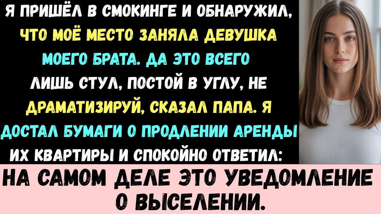 Папа насмешливо сказал: Это всего лишь стул, можешь встать! Я улыбнулась и ответила: А это всего лиш