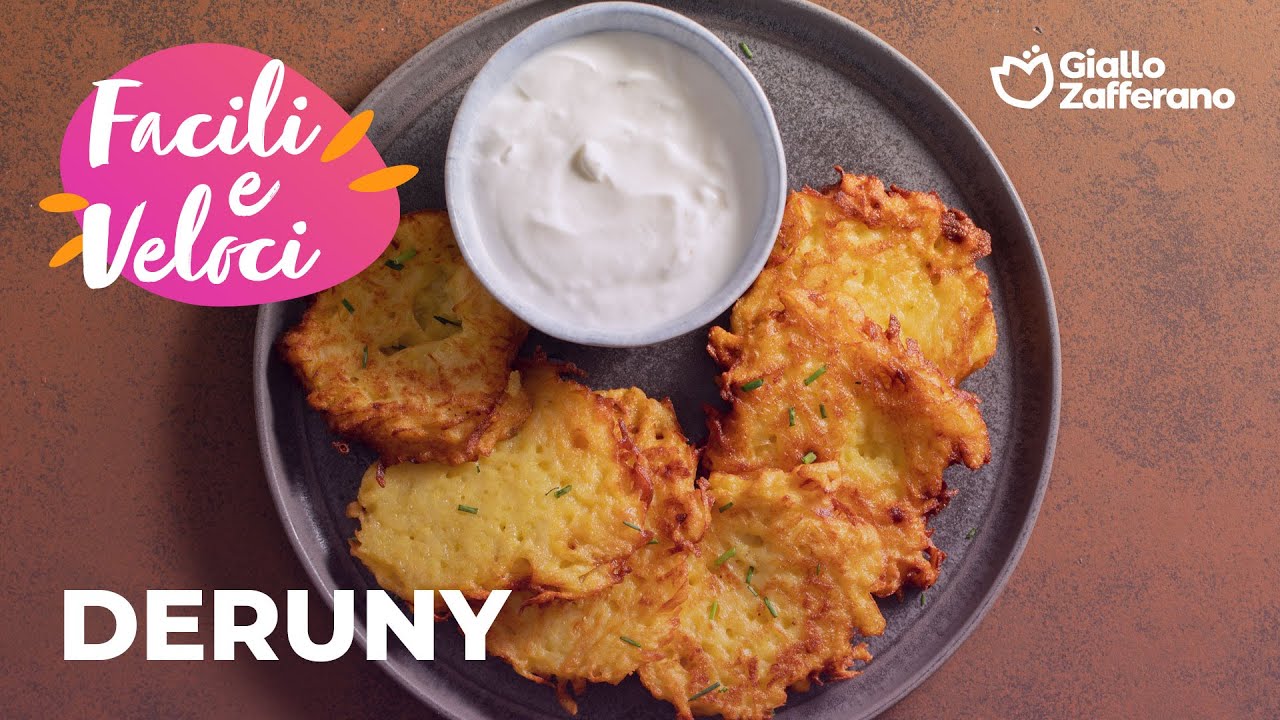 DERUNY - FRITTELLE di PATATE FACILI e VELOCI con SOLO 3 INGREDIENTI🥔✨