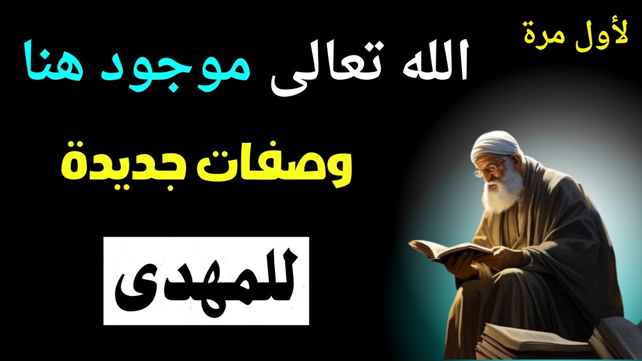 الله تعالى موجود هنا و صفات جديده للمهدى