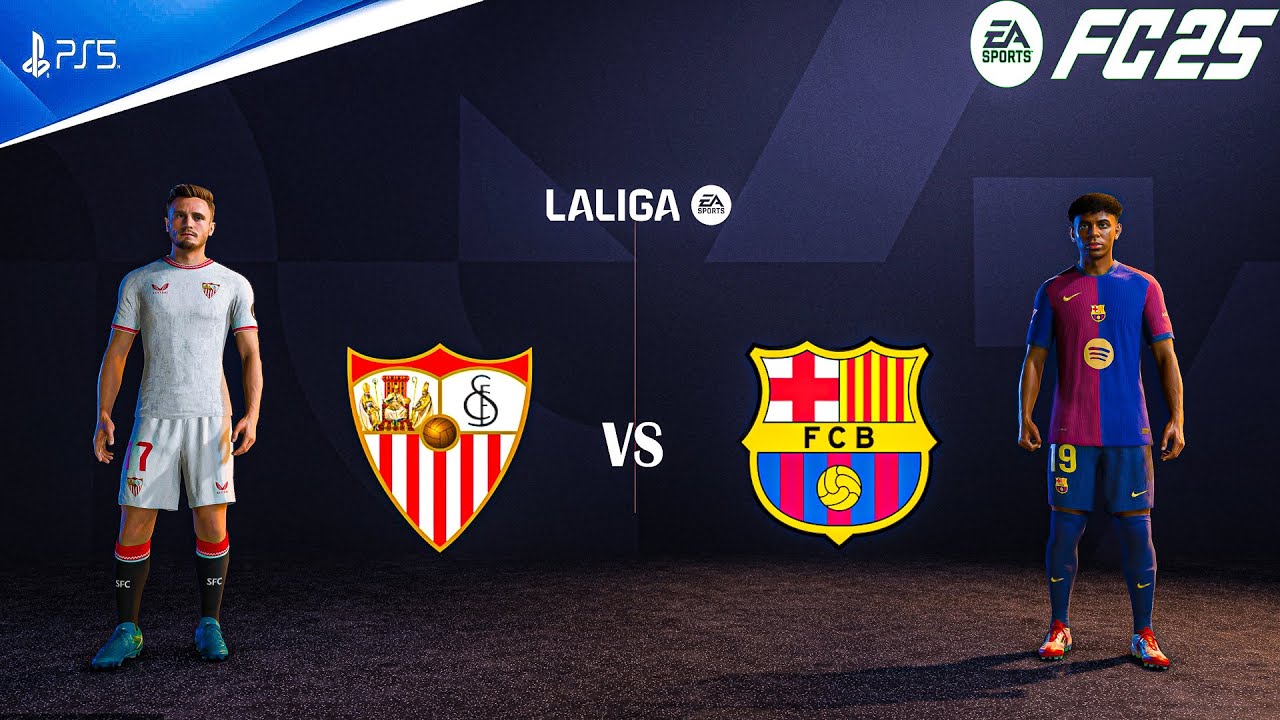 FC 25 - Sevilla Vs Barcelona | LaLiga 24/25 Full Match | PS5&trade; [4K60]