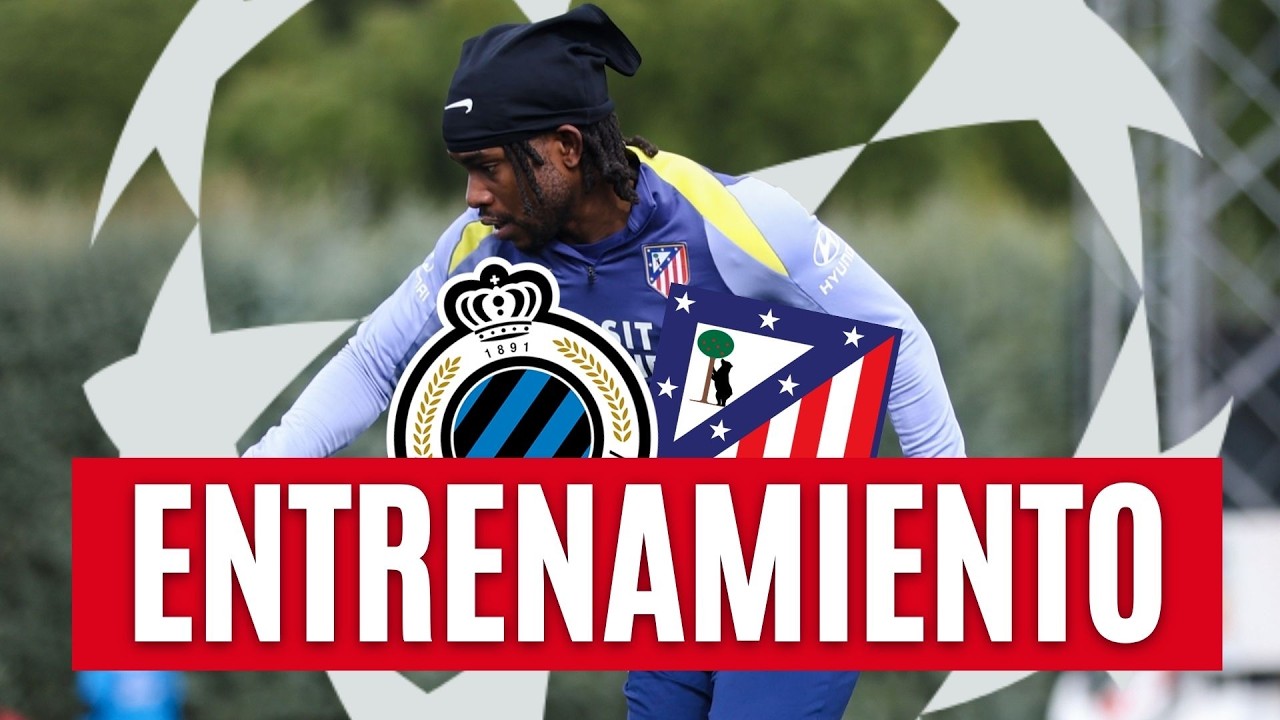 ⚠️ El ATLÉTICO pisa el “estadio maldito” antes del BRUJAS 💥🏟️ ÚLTIMO ENTRENAMIENTO EN EL JAL BREYDEL