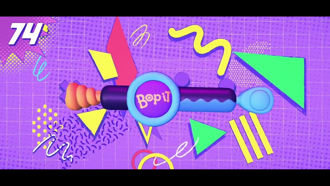 Playing bop it the video game 