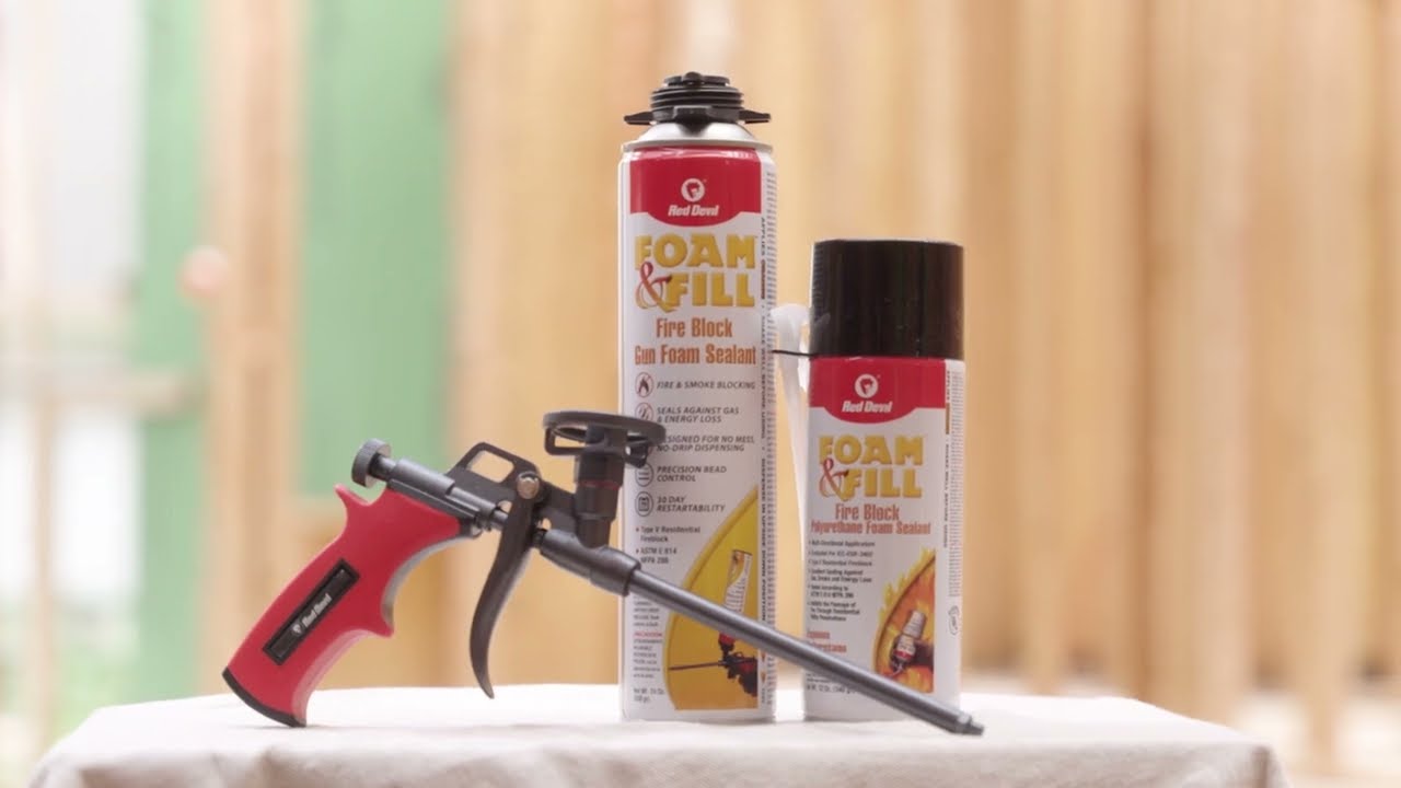 Foam & Fill® Fire Block Foam Sealant