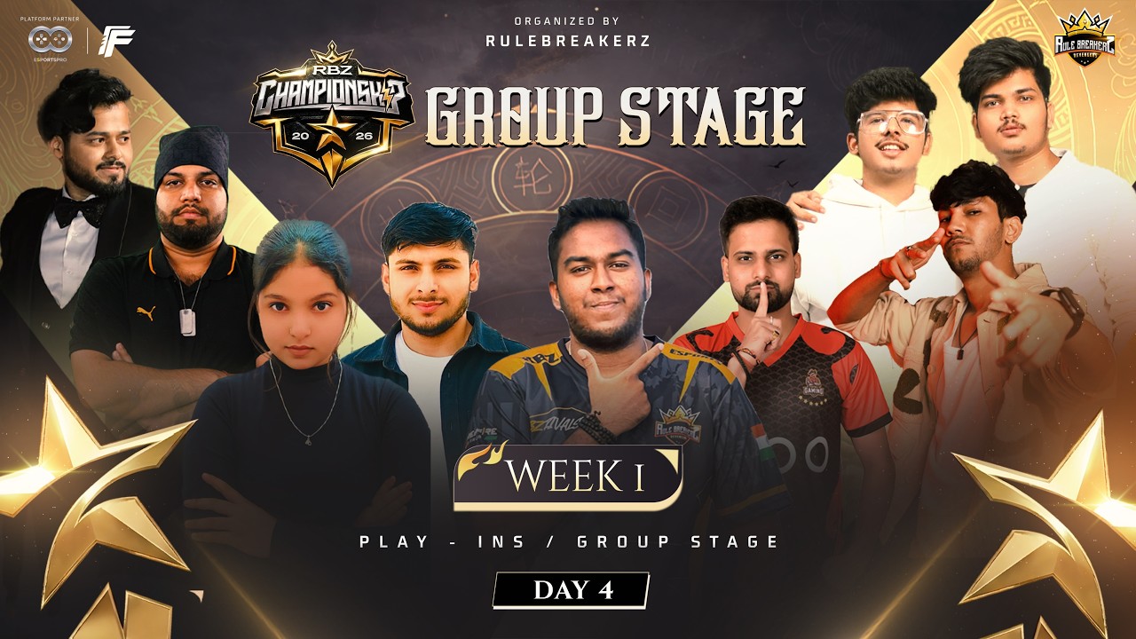 [HI] 💥RBz Champ - 2026 | T1 LEAGUE STAGE LIVE  | IQOO OGXTSG, S8UL ELITE, JG, FZ, NG, K9, TEAM X