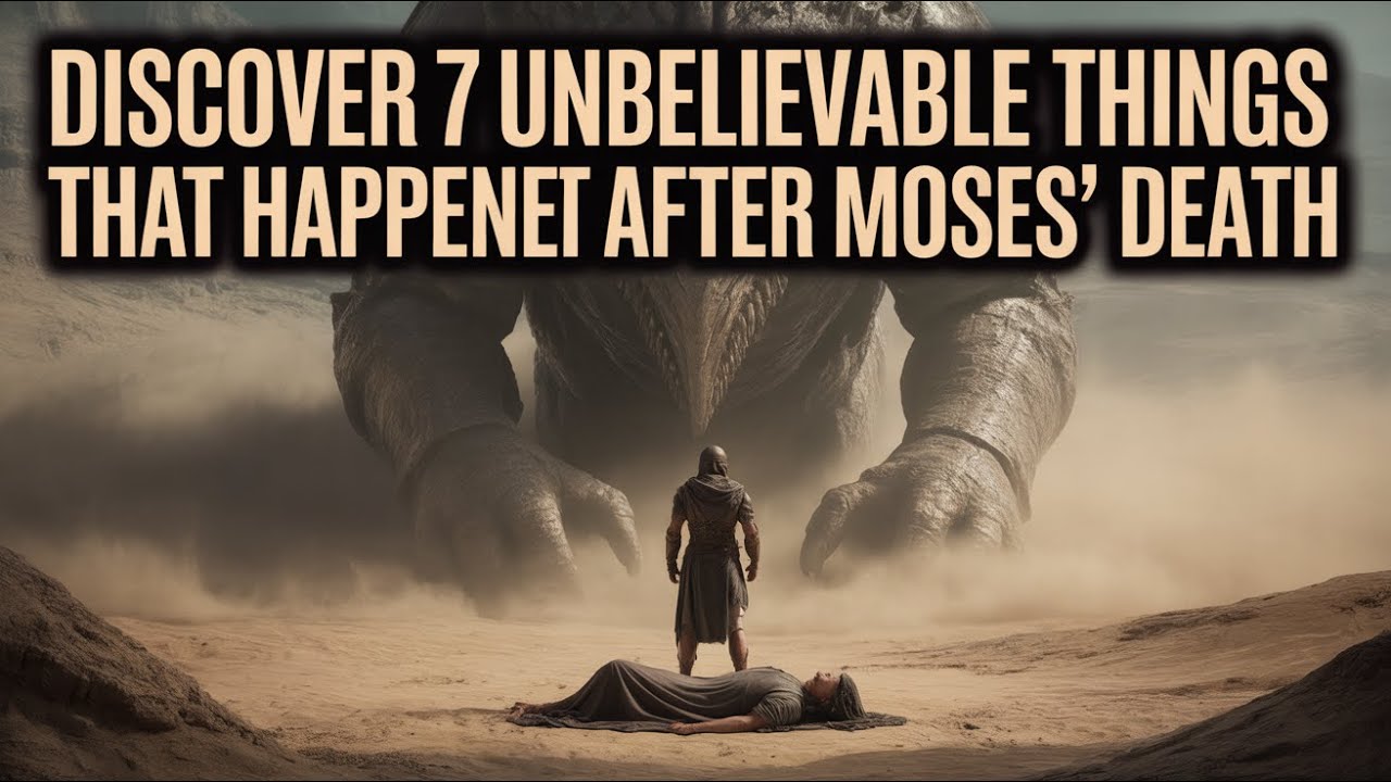 Discover 7 Unbelievable Things That Happened Right After Moses' Death