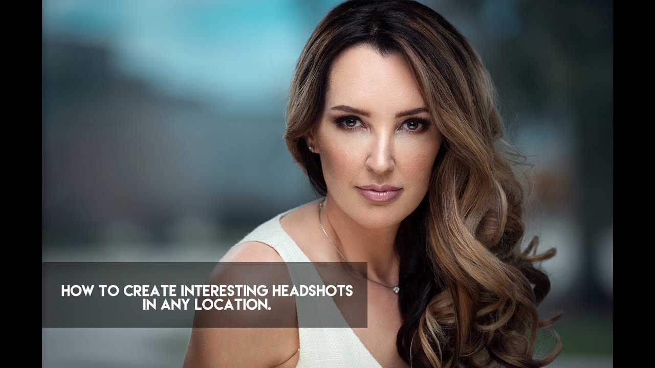How to create interesting Headshots in any location.