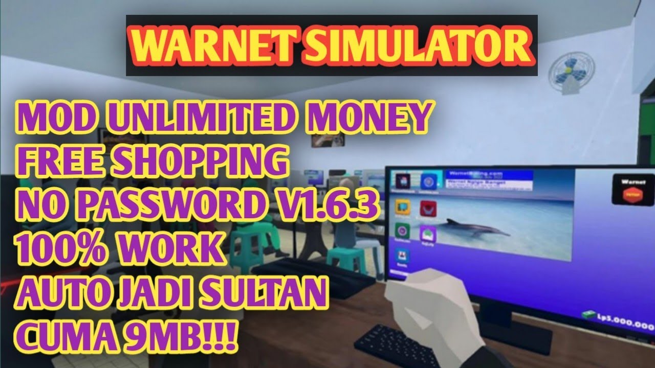 DOWNLOAD WARNET SIMULATOR MOD APK || @andylukito
