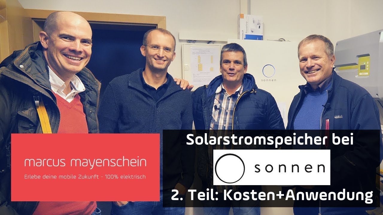 Solarstromspeicher bei der SONNEN GmbH - Teil 2: Kosten und Anwendung in der Praxis