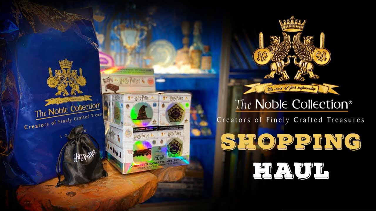 NOBLE COLLECTION HARRY POTTER SHOPPING HAUL DELUXE MYSTERY CUBES UNBOXING | VICTORIA MACLEAN