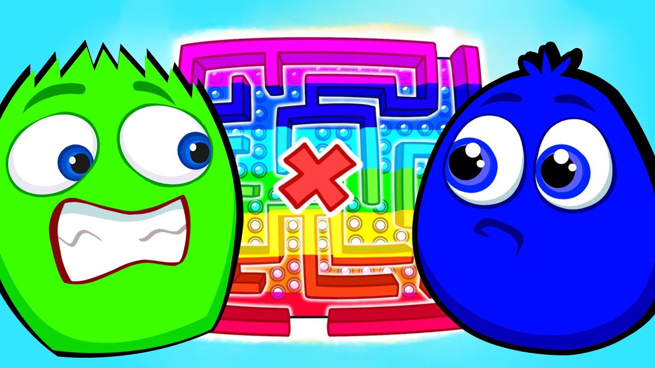 Aventuras de Op y Bob | Verde Azul - Dibujos Animados Educativos