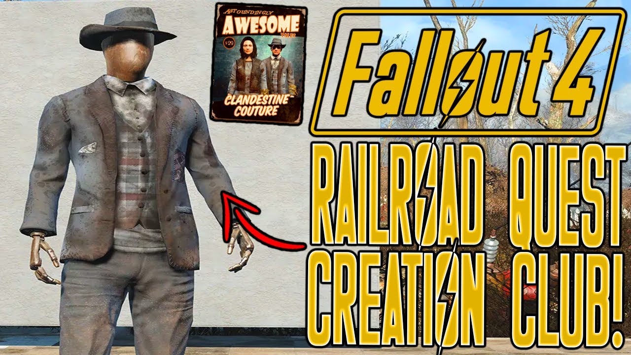 Прохождение игры Fallout 4 Creation Club: Тайная студия Railroad (Dead Drop)!