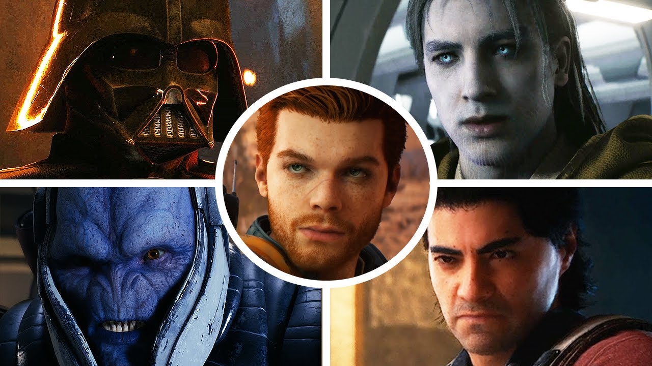 Star Wars Jedi: Survivor - All Bosses & Ending (4K 60FPS)