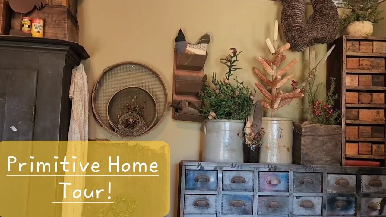 Tour a Primitive Shop Owner's Home!!! with @Thecapeonthecorner
