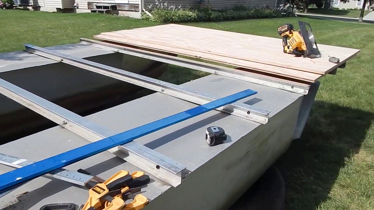 Pontoon Rebuild Episode 2- Redeck and Layout