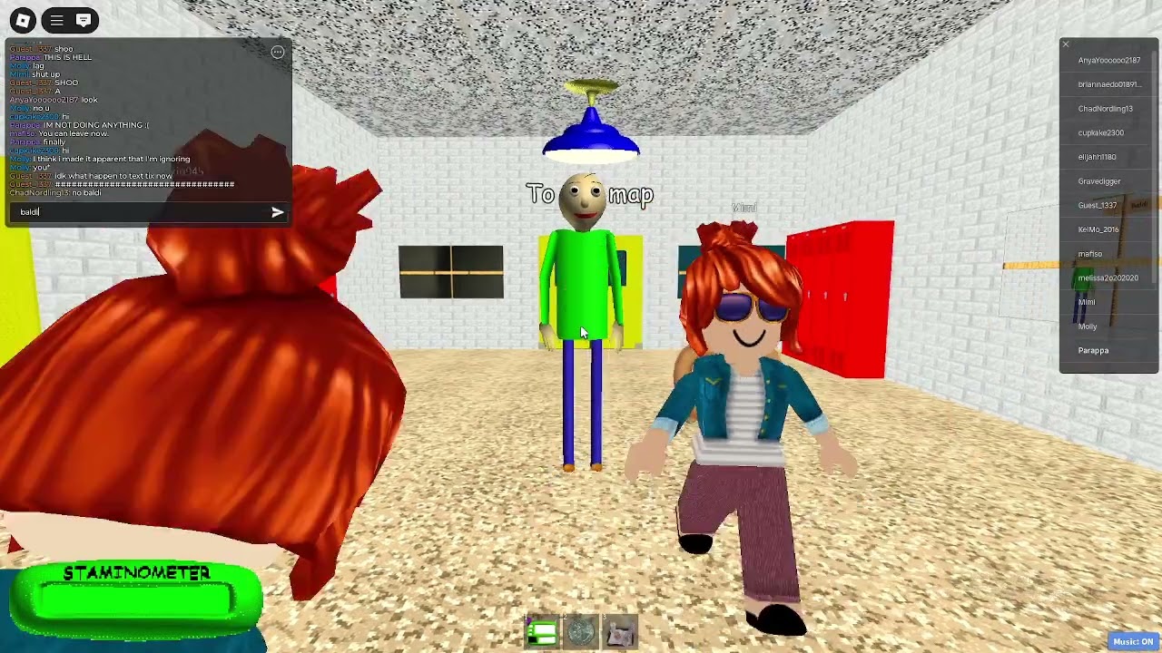 Weird entity keeps on appearing in Baldi’s basics rp