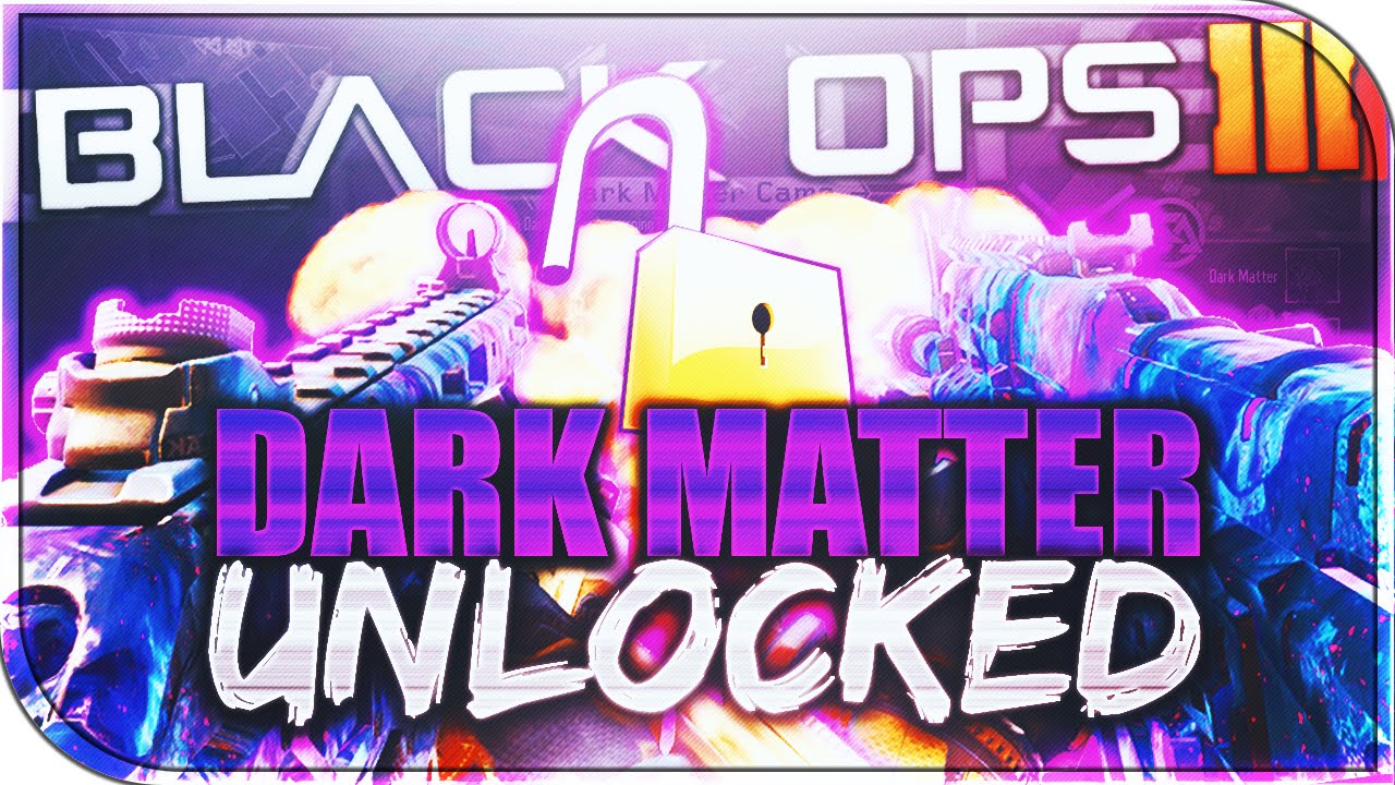 DARK MATTER UNLOCKED! 
