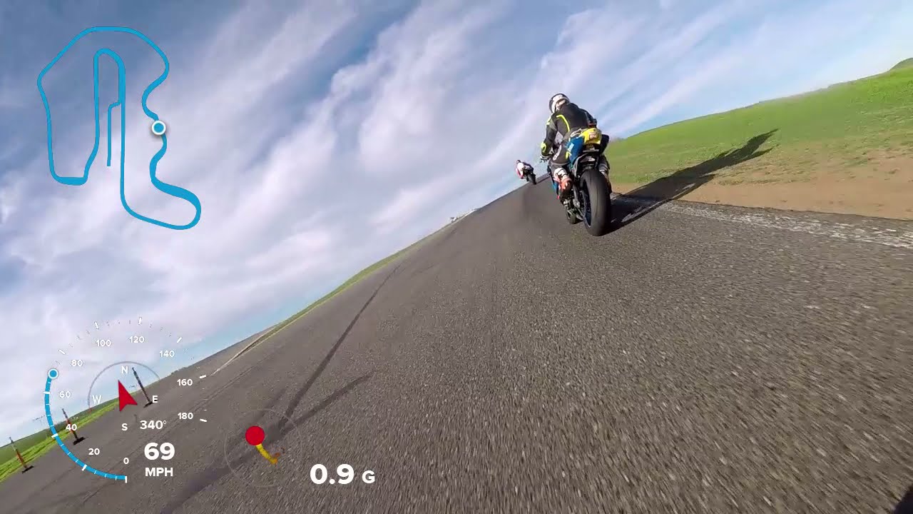 Yamaha R6 Lapping 1:58 at Thunderhill East