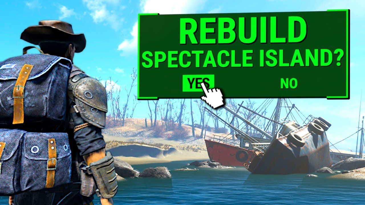 Восстановление острова Спектакл в режиме выживания Fallout 4