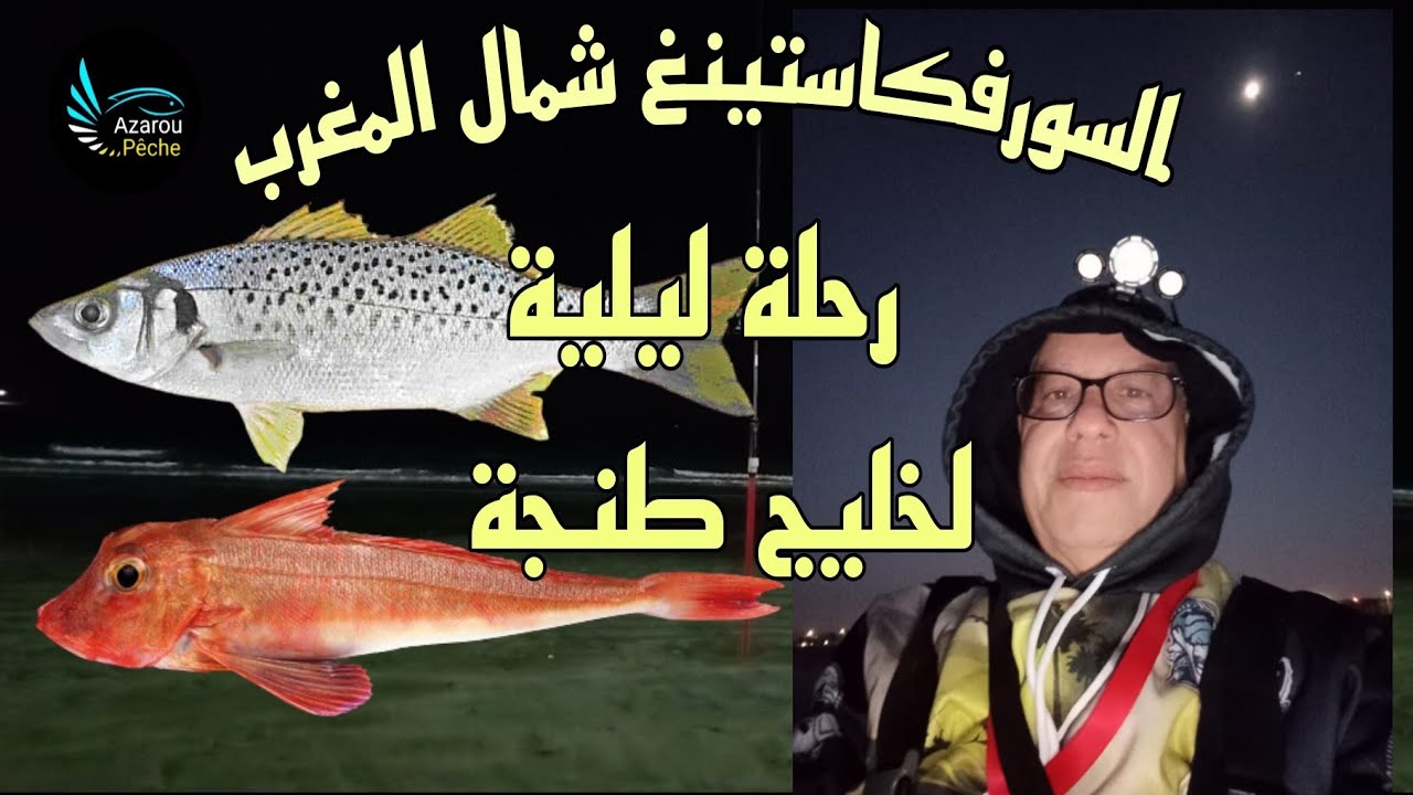 رحلة صيد ليلية إلى خليج طنجة