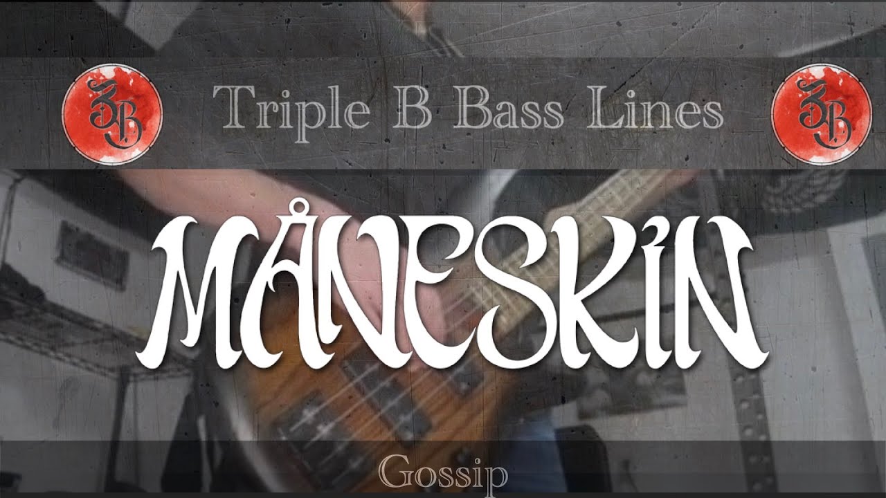 Maneskin  - Gossip Bass Cover with Tabs