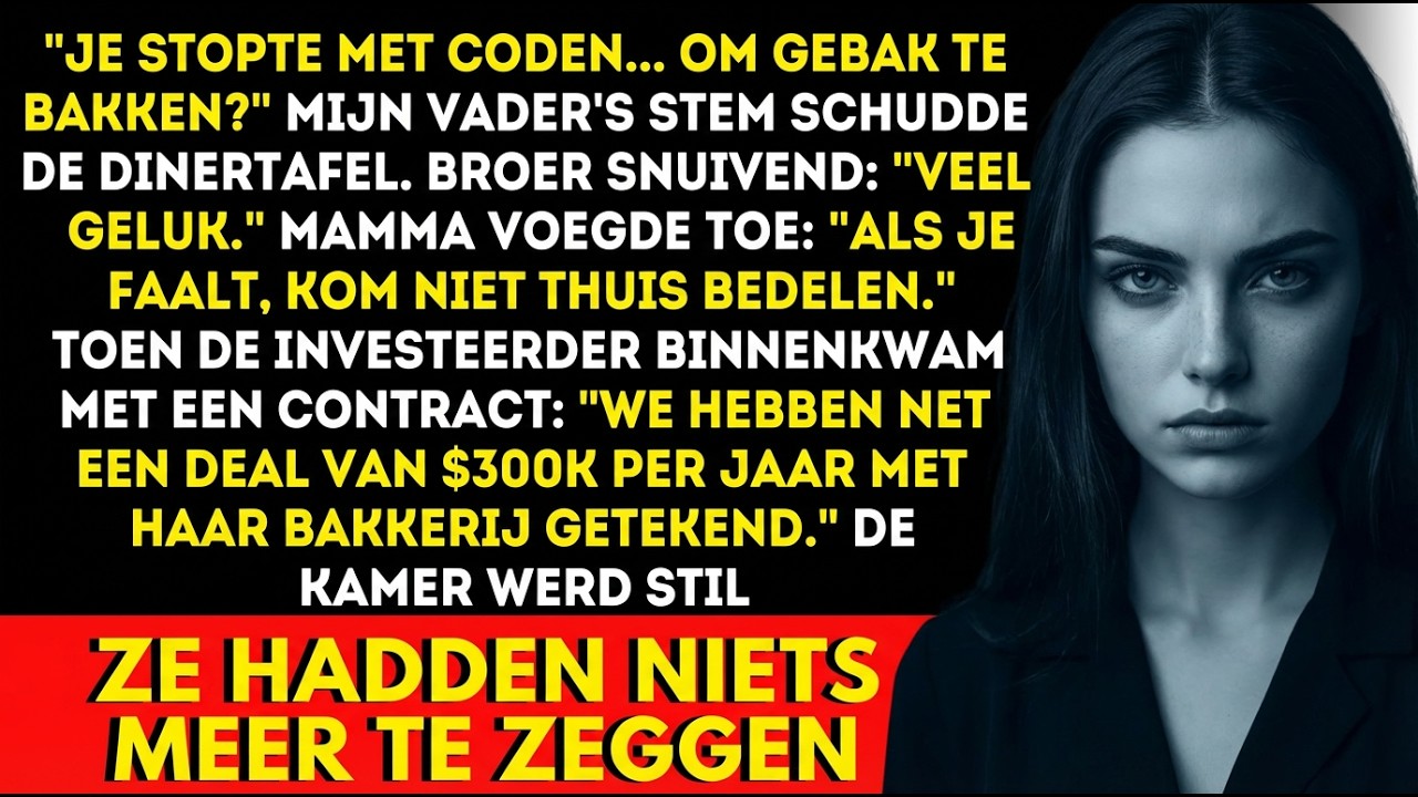 Mijn familie lachte om bakken i.p.v. coderen—investeerder zei dat het merk van mij is.