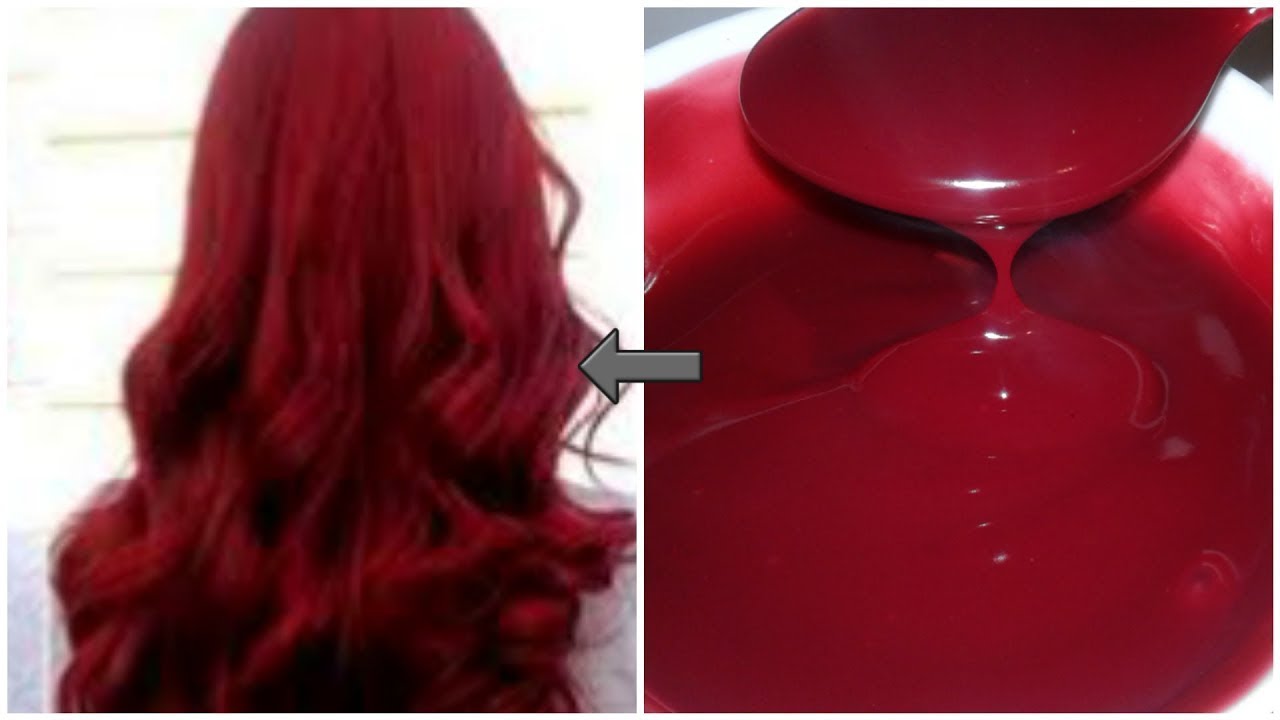 ❤🙇‍♀TIÑE TU CABELLO DE COLOR ROJO con un tinte casero natural y fácil de hacer!