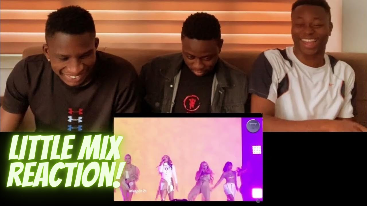 Little Mix Communicating Without Words on Stage | Reaction