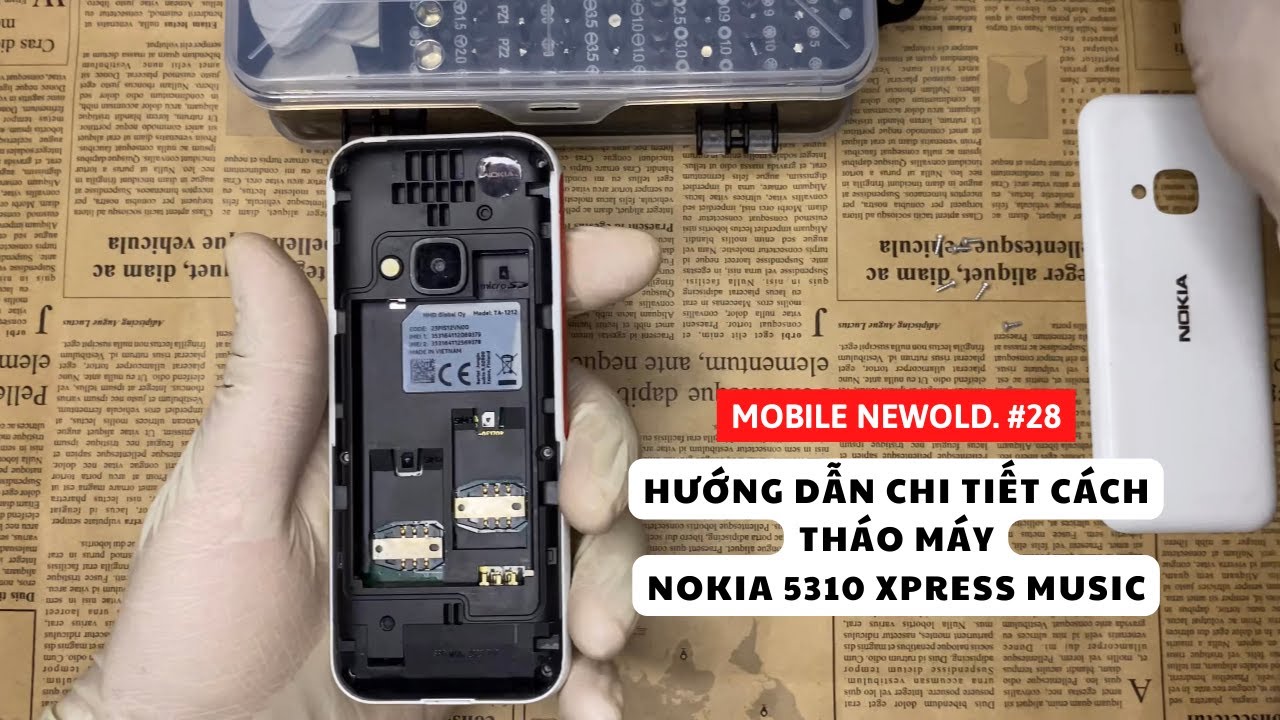 [ Mobile NewOld. #28 ] Nokia 5310 XPress Music 2020 và chi tiết cách Tháo máy | Mới nhất 2023