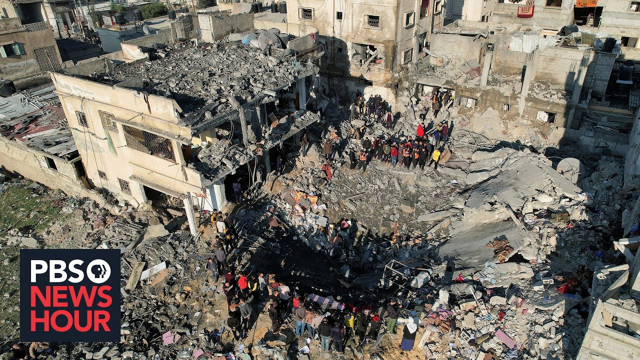 Area in Gaza where Israel told displaced Palestinians to seek shelter becomes battle zone