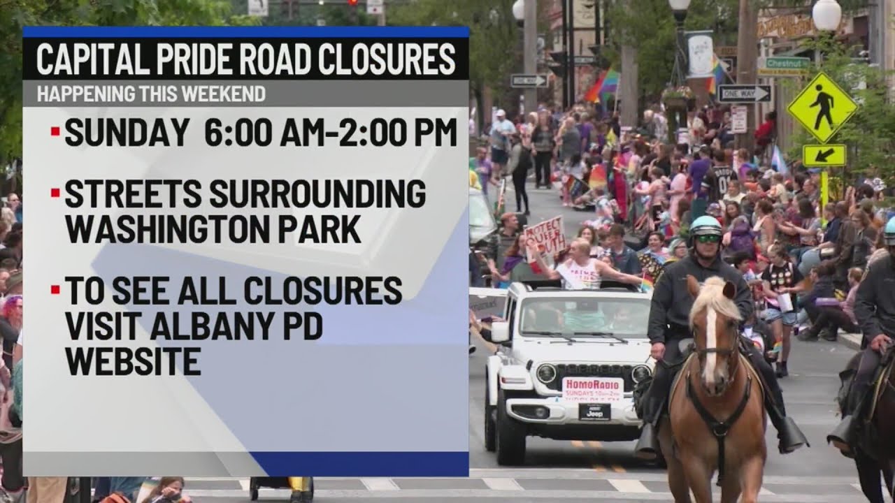 Road closures announced for Capital Pride Parade and Festival