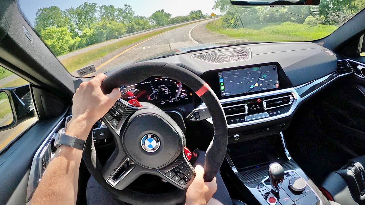 BMW M4 CSL 2023 года &mdash; впечатления от вождения (улица)