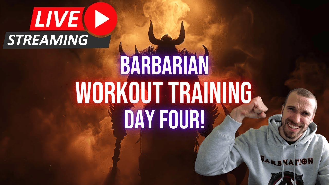 Barbarian workout day 4! Leg day! #Fitness #Barbarian