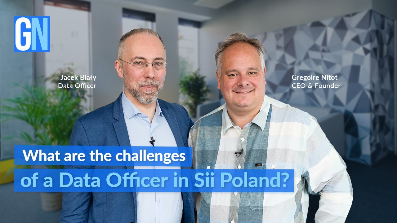 Grégoire Nitot & Jacek Biały, Data Officer at Sii Poland | #NoBS – Meet my colleagues series