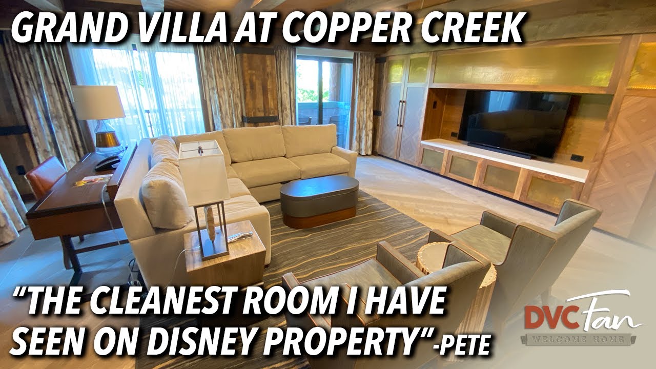 Вилла «Copper Creek» с тремя спальнями в комплексе Disney's Wilderness Lodge