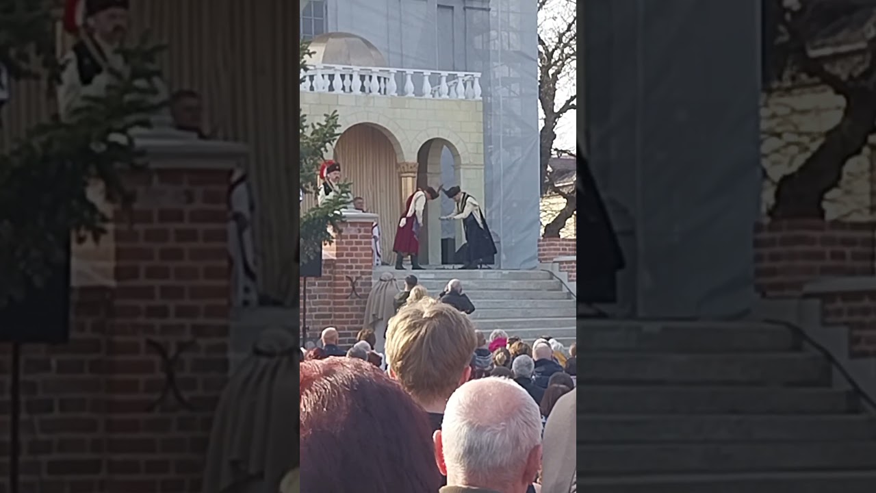 Burmistrz, pisarz i woźny Misterium Męki Pańskiej #g&oacute;rakalwaria #viral #event