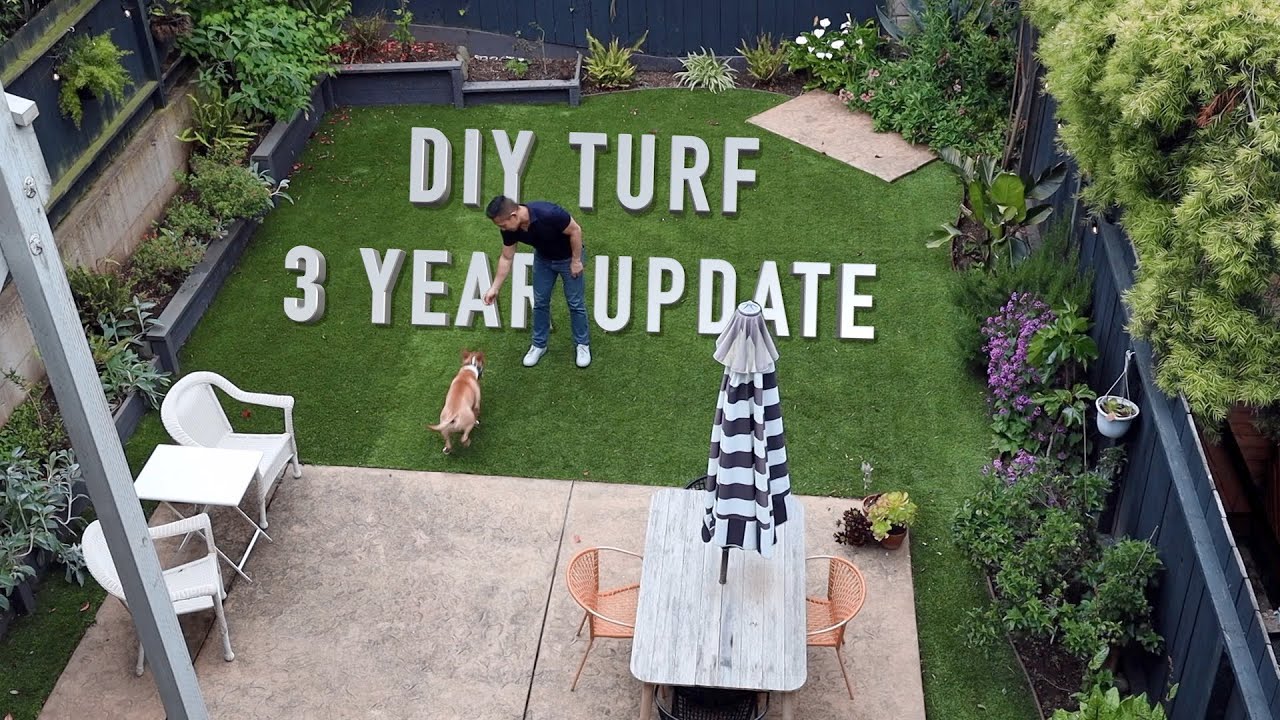 DIY Artificial Turf Installation 3 Year Update