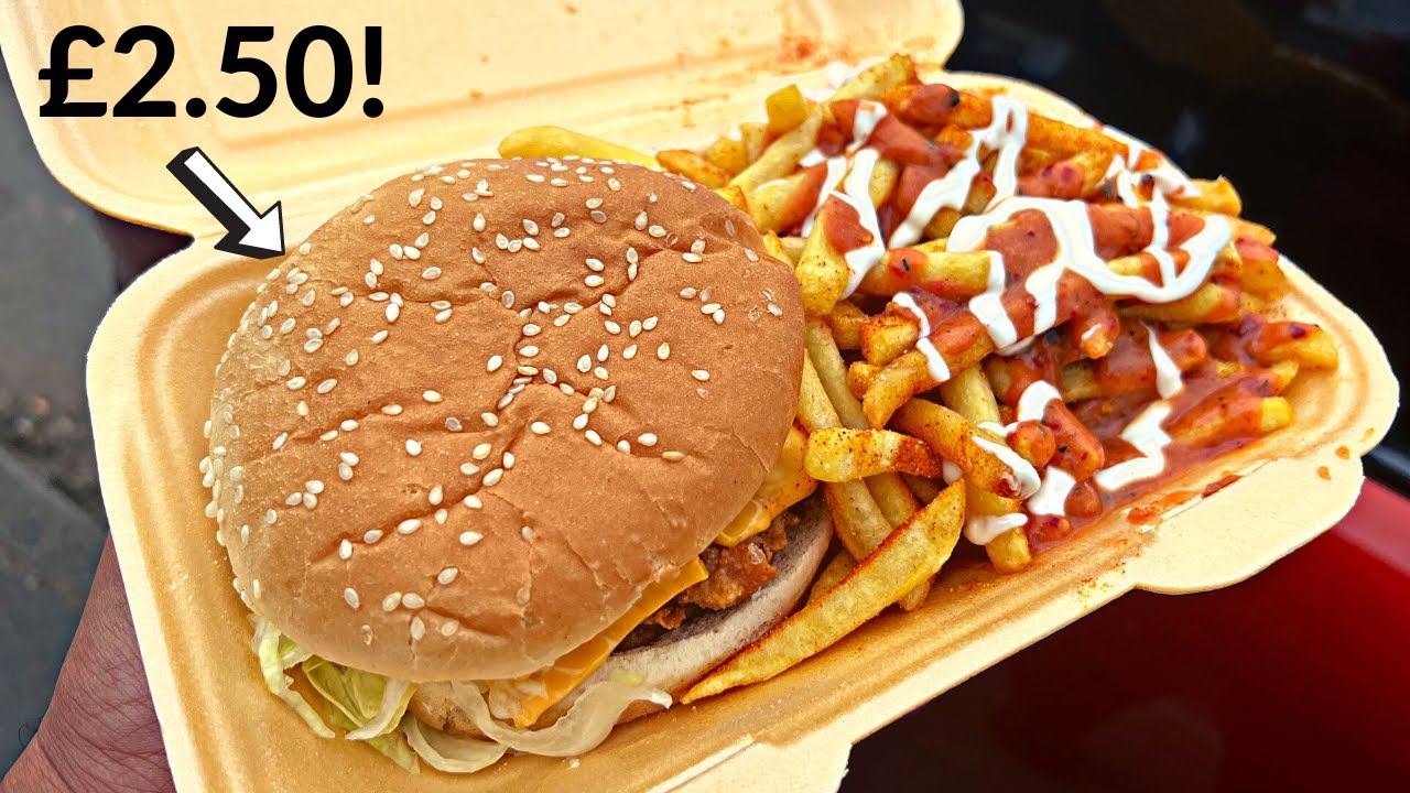 THE CHEAPEST BURGER MEAL IN THE UK! £2.50 FOR A BURGER MEAL!