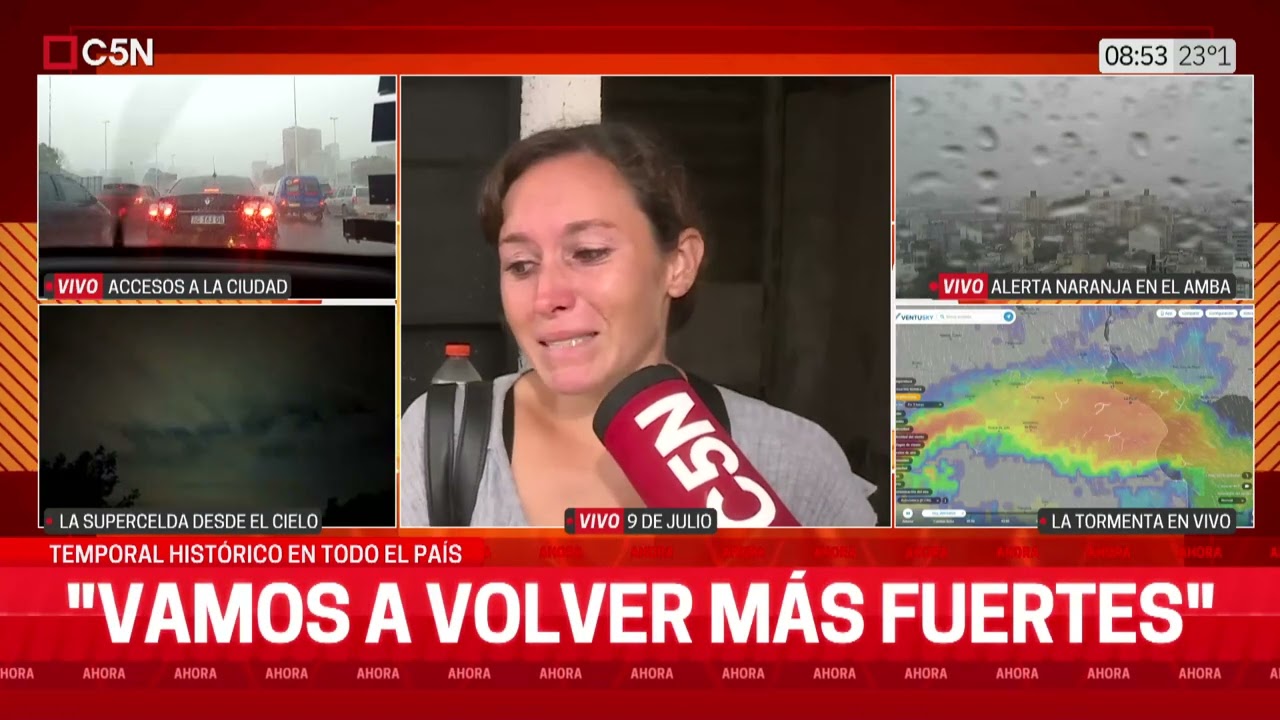 DESTROZOS en LA PLATA, BERISSO y ENSENADA: ASÍ QUEDÓ la CIUDAD tras el TEMPORAL