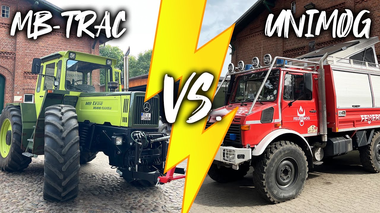 Trecker Treck Training UNIMOG Camper und MB TRAC | Tractor Pulling | FEUERMOG