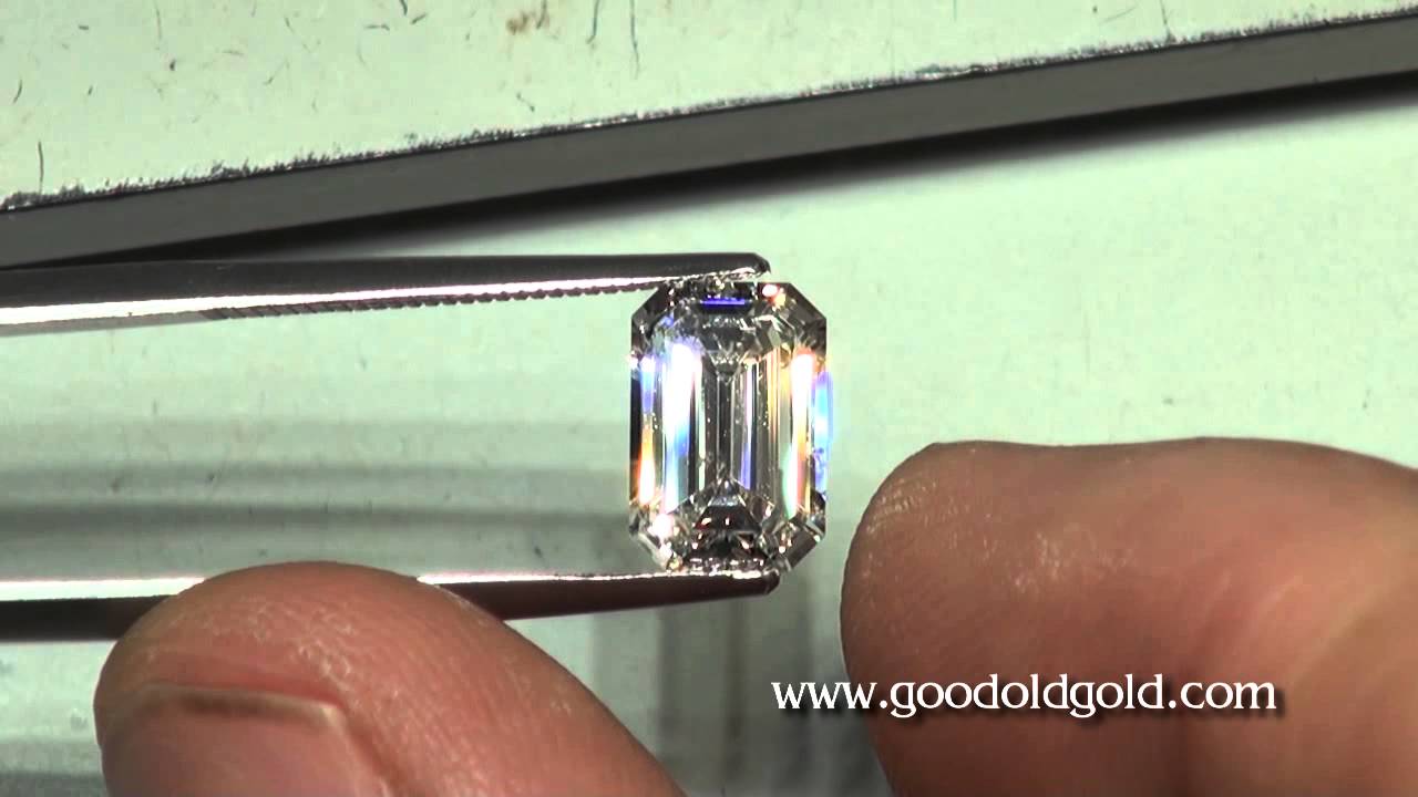 Why SI1 doesn't always work in Emerald Cuts: 2ct Emerald Cuts E/F SI1 and I IF