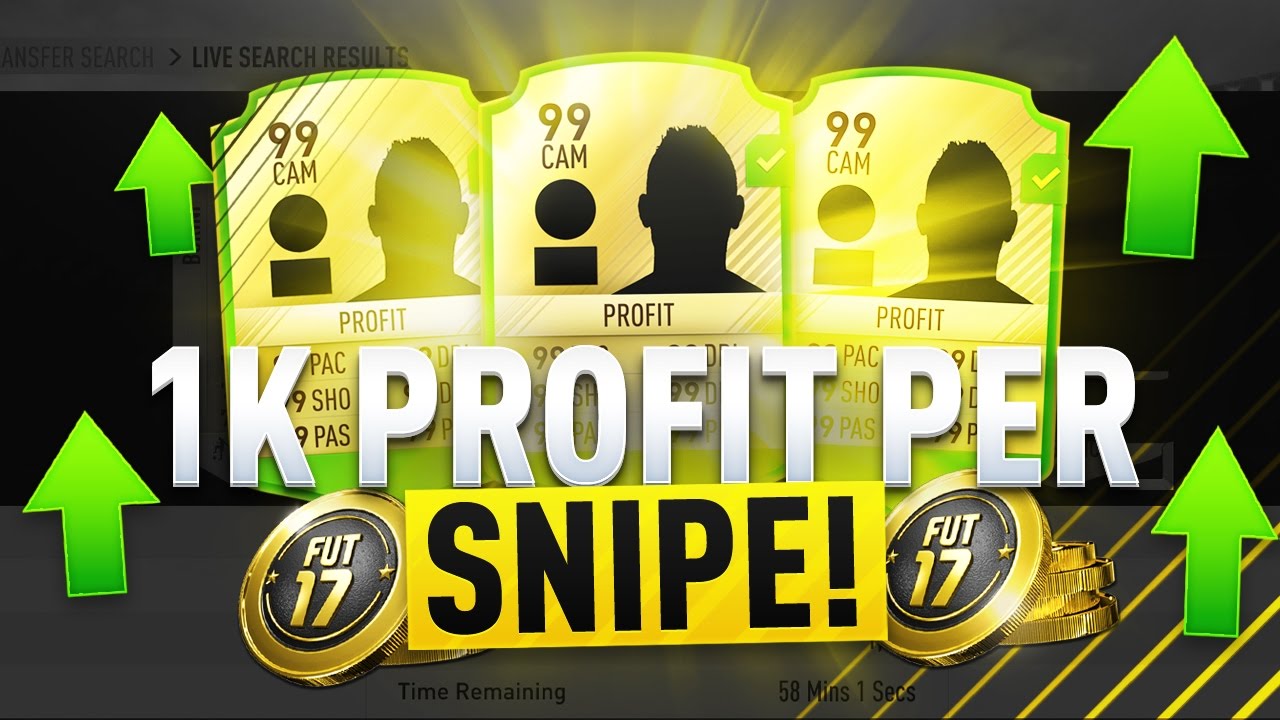1K PROFIT PER SNIPE! EASY PLAYERS TO SNIPE ON FIFA 17 ULTIMATE TEAM