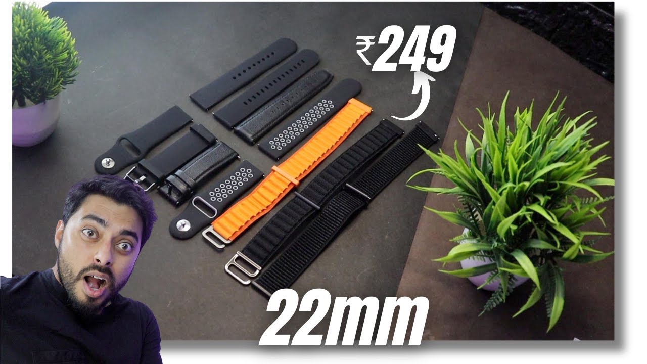I Tried Best Cheap Smartwatch Straps 22mm ! Under 300/- | for Boat, Noise, Fireboltt Smartwatches