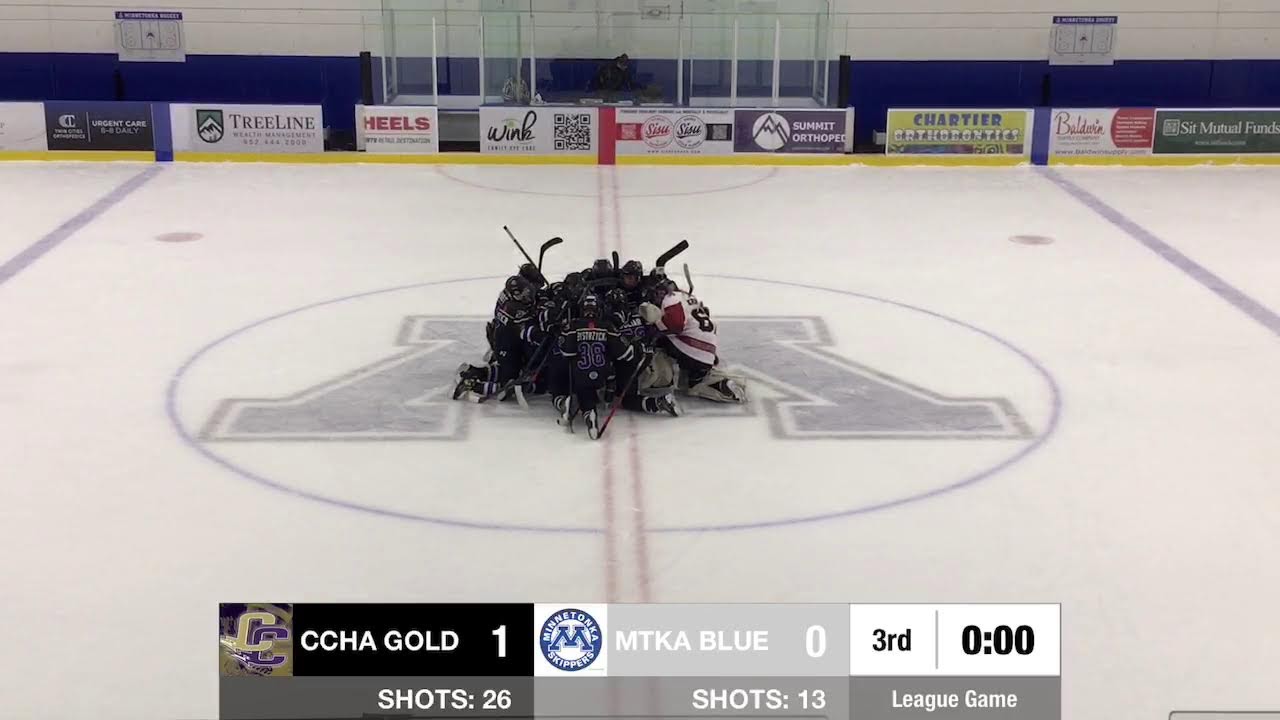 CCHA Bantam GOLD VS. MINNETONKA BLUE