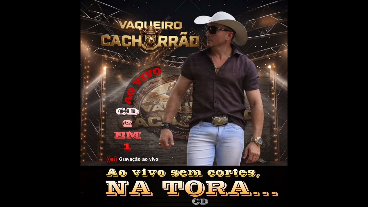 CD 2 em 1 ao vivo sem cortes, NA TORA... Pra dançar e pra beber... Forró e vaquejada 