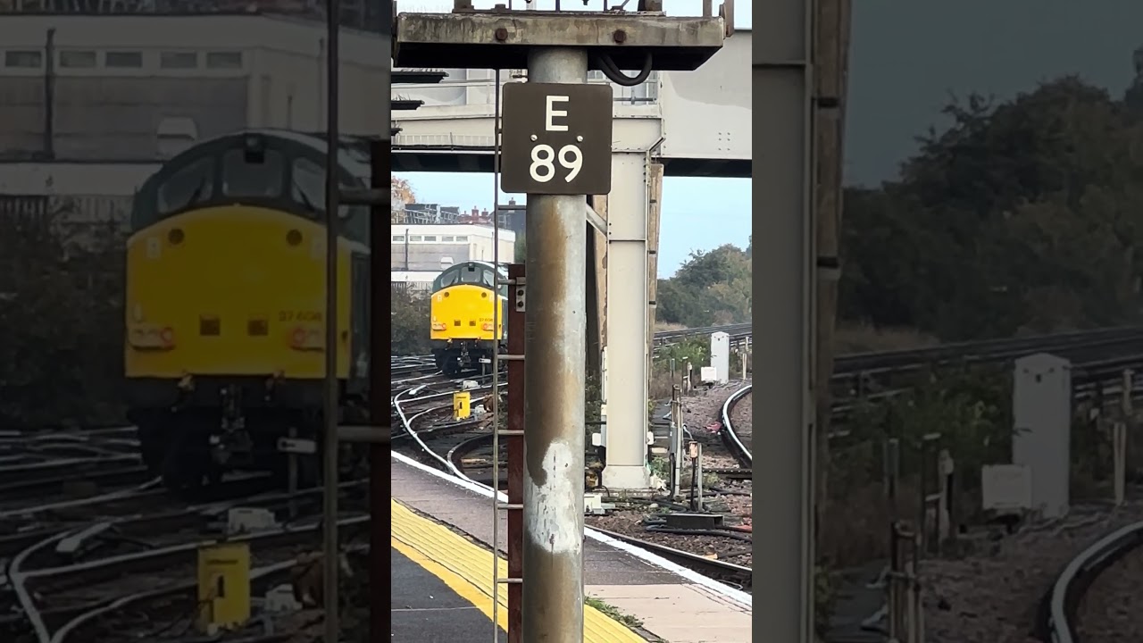 Rail Operations Group Class 37608 ( Andromeda ) 22nd October 2025.
