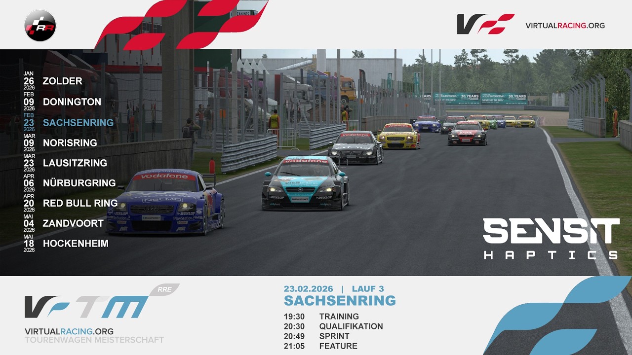 Raceroom | VRTM XVIII – Lauf 3 Sachsenring